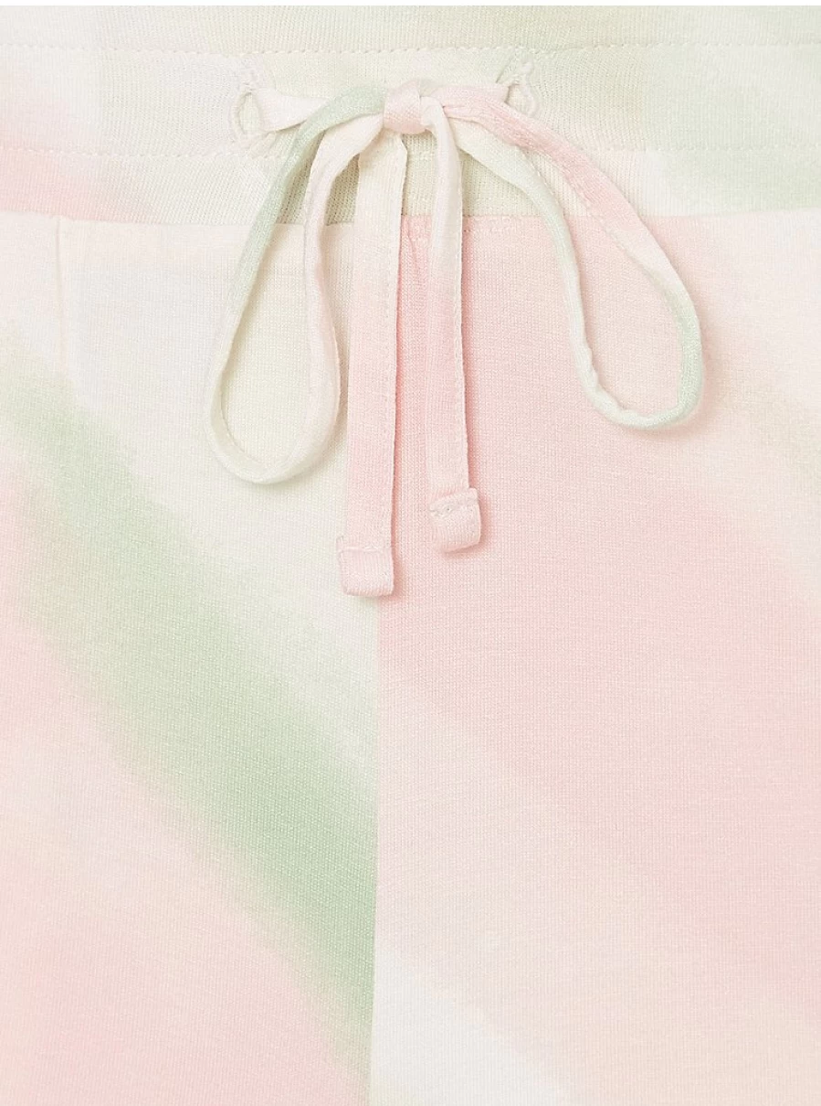 "George at Asda Pink Tie Dye Striped Pyjama Shorts | Women's Sleepwear & Lingerie"