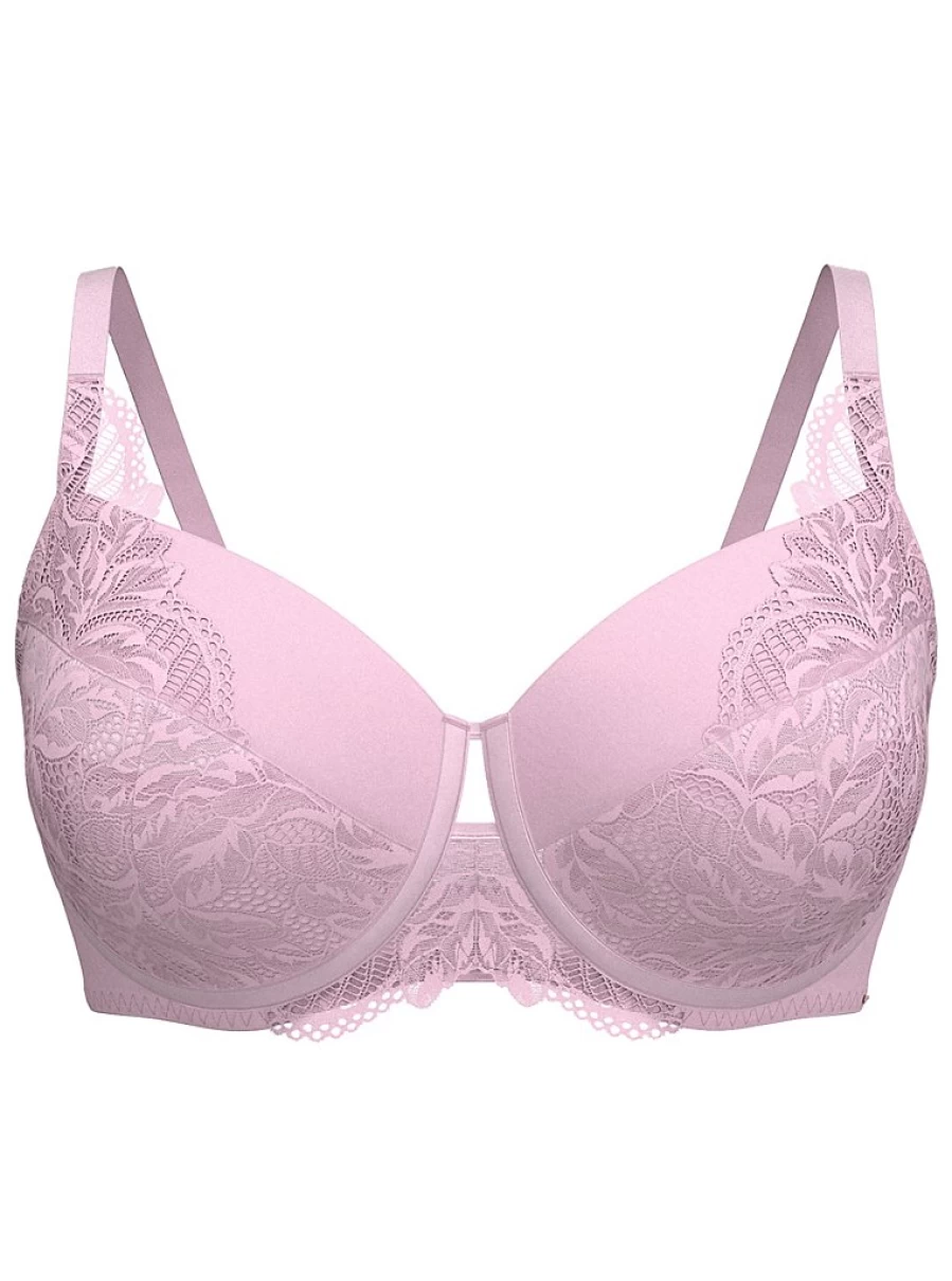 "George at Asda Women's Entice Pink Floral Lace Non-Padded Bra - Comfortable Lingerie Review"