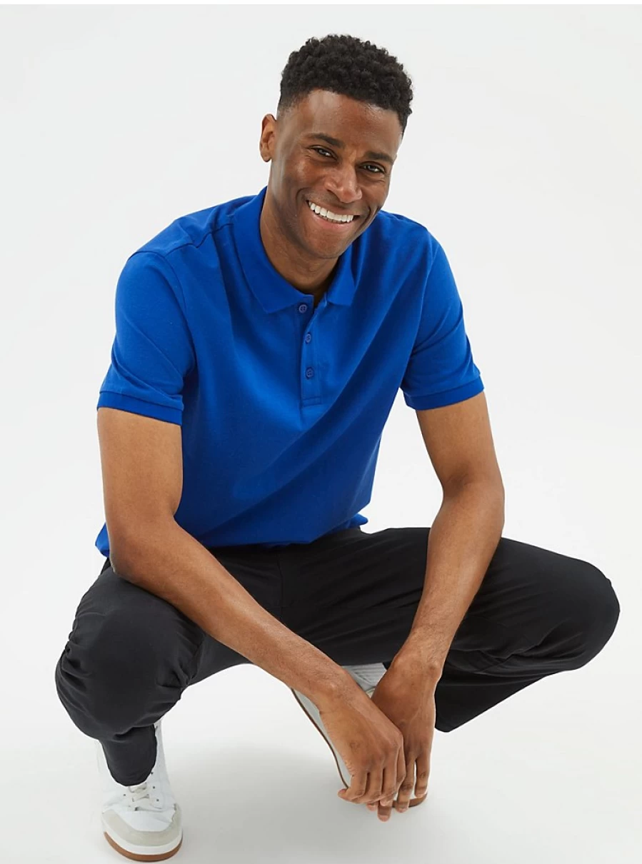 Boys' Cobalt Blue Polo Shirt | George at Asda | Reviews & Sizing Guide