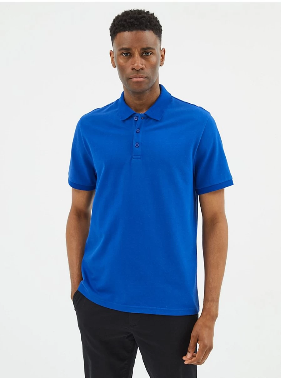 Boys' Cobalt Blue Polo Shirt | George at Asda | Reviews & Sizing Guide