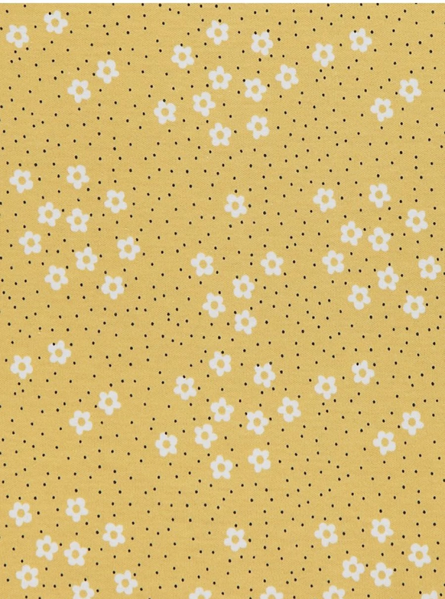 "George at Asda Kids' Yellow Daisy Spotty Short Sleeve Pyjamas – Comfortable & Fun Sleepwear"