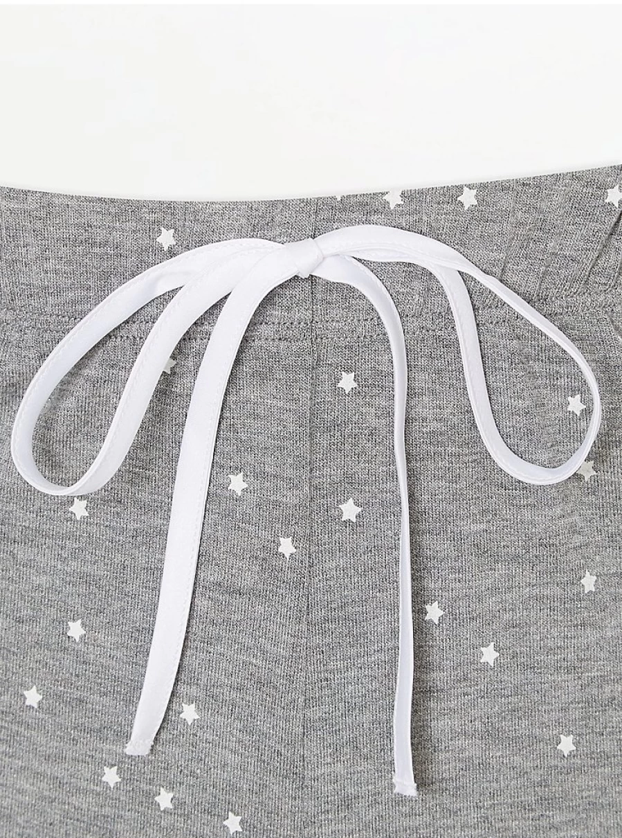 "George at Asda Post Surgery Grey Star Pyjama Shorts | Comfortable Recovery Lingerie"