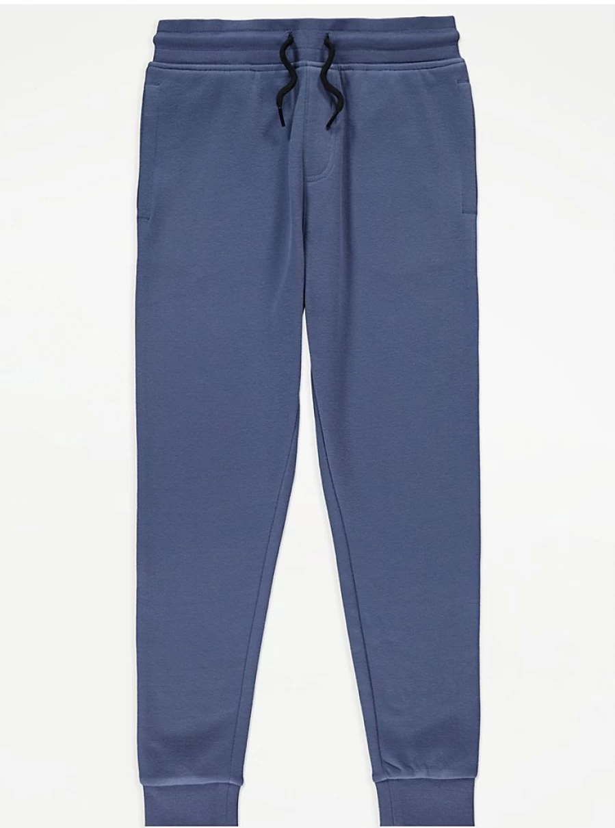 George at Asda Boys' Blue Cuffed Joggers - Comfortable Kids' Trousers Review