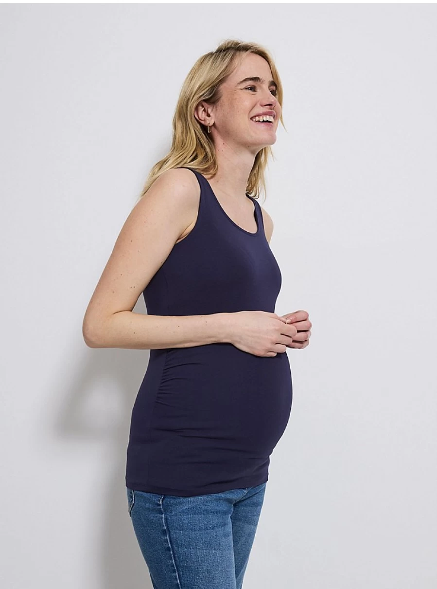 "George at Asda Women's Navy Maternity Vest – Comfort & Style for Pregnancy"