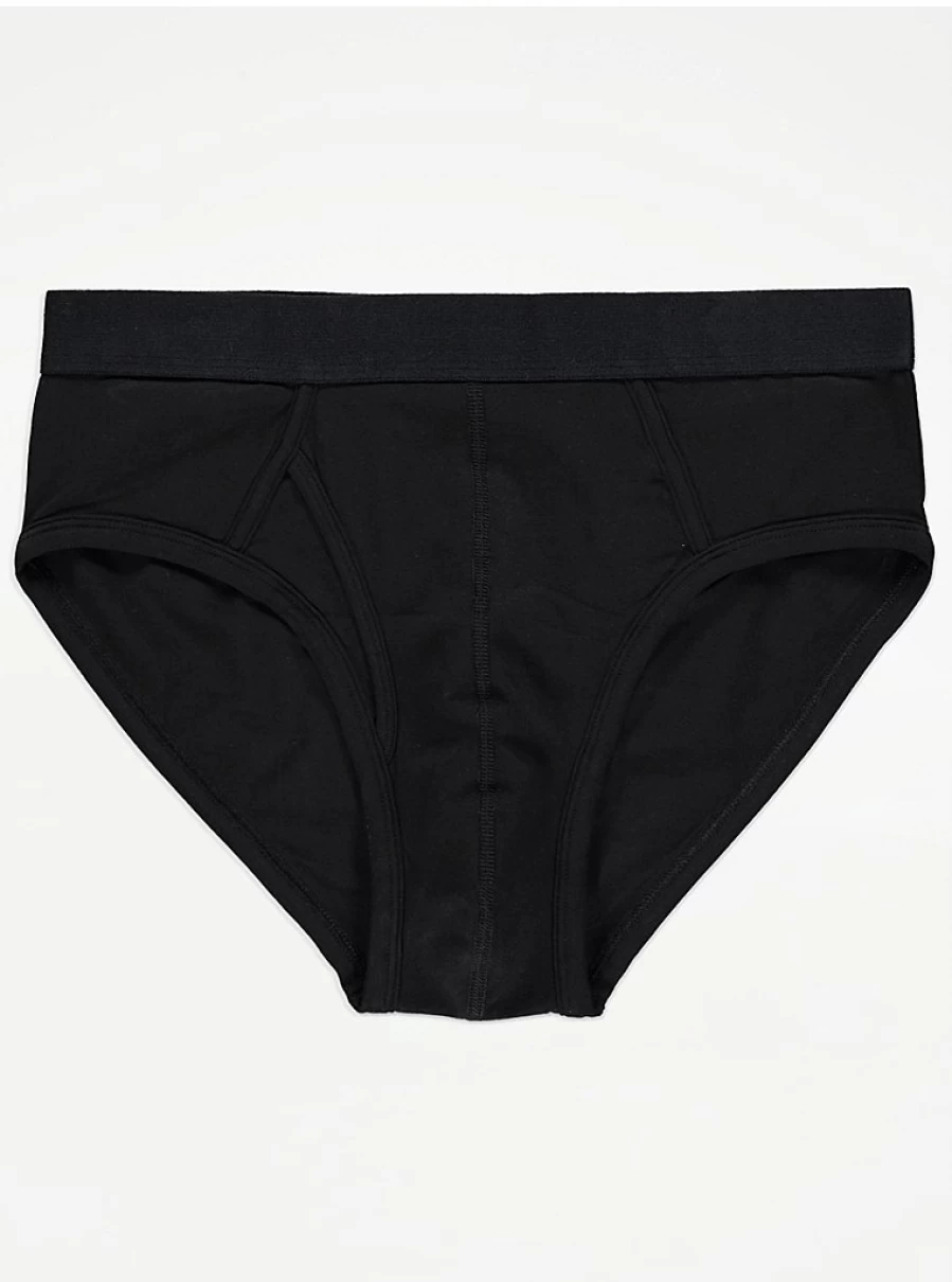Boys' Black Jersey Briefs 4-Pack | George at Asda | Comfort & Value