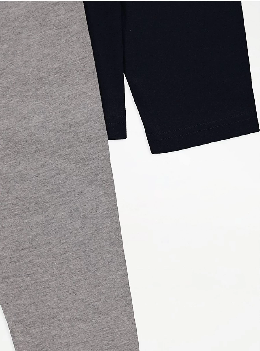 2 Pack Men's Long Sleeve Pyjama Tops | George at Asda | Comfort & Quality Sleepwear
