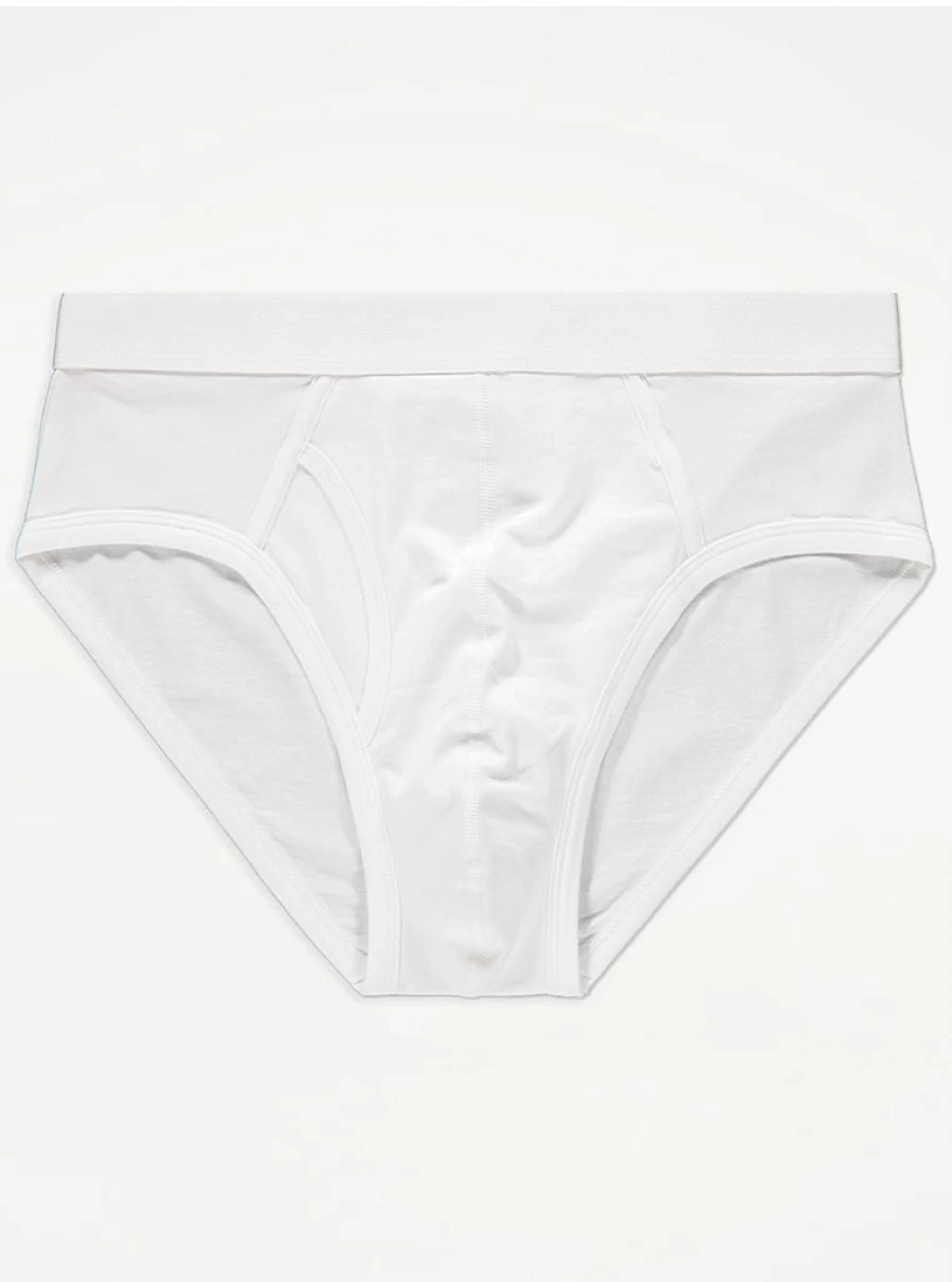 Boys' White Briefs 4-Pack | George at Asda | Comfort & Quality Underwear