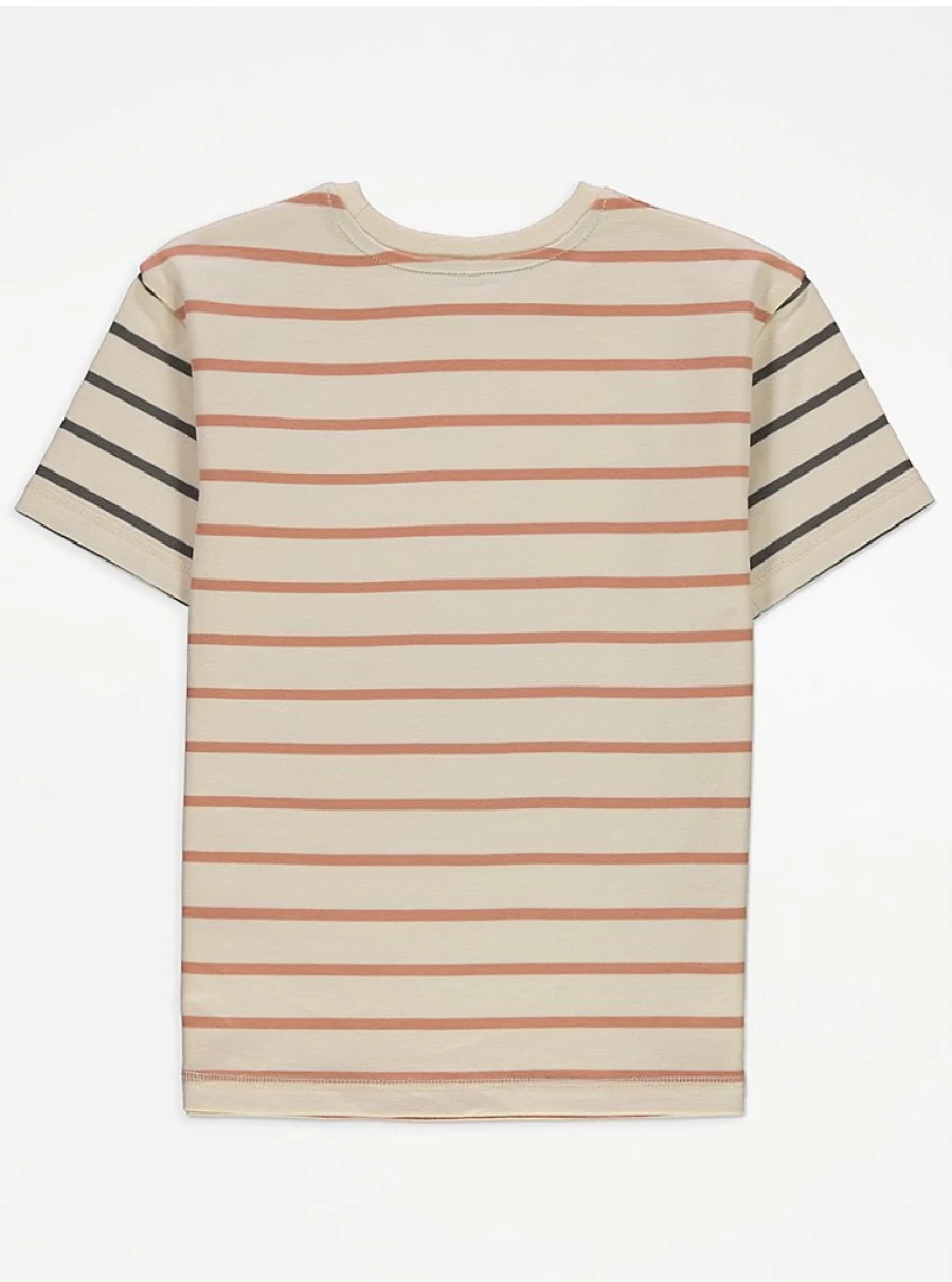 Boys' Neutral Stripe Short Pyjamas | George at Asda | Comfortable Kids Sleepwear