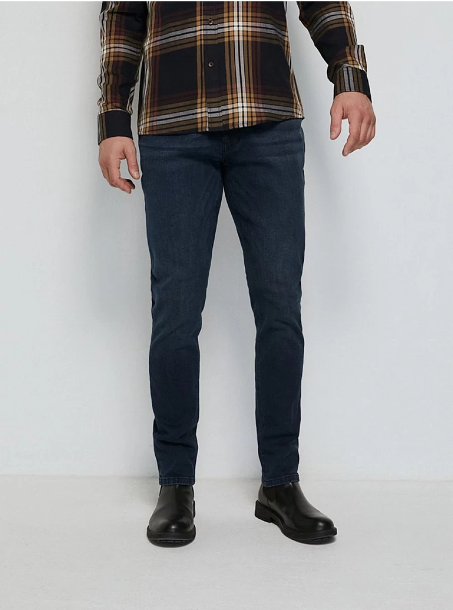 Men's Dark Wash Overdye Skinny Jeans for Men | George at Asda Fit & Comfort Review