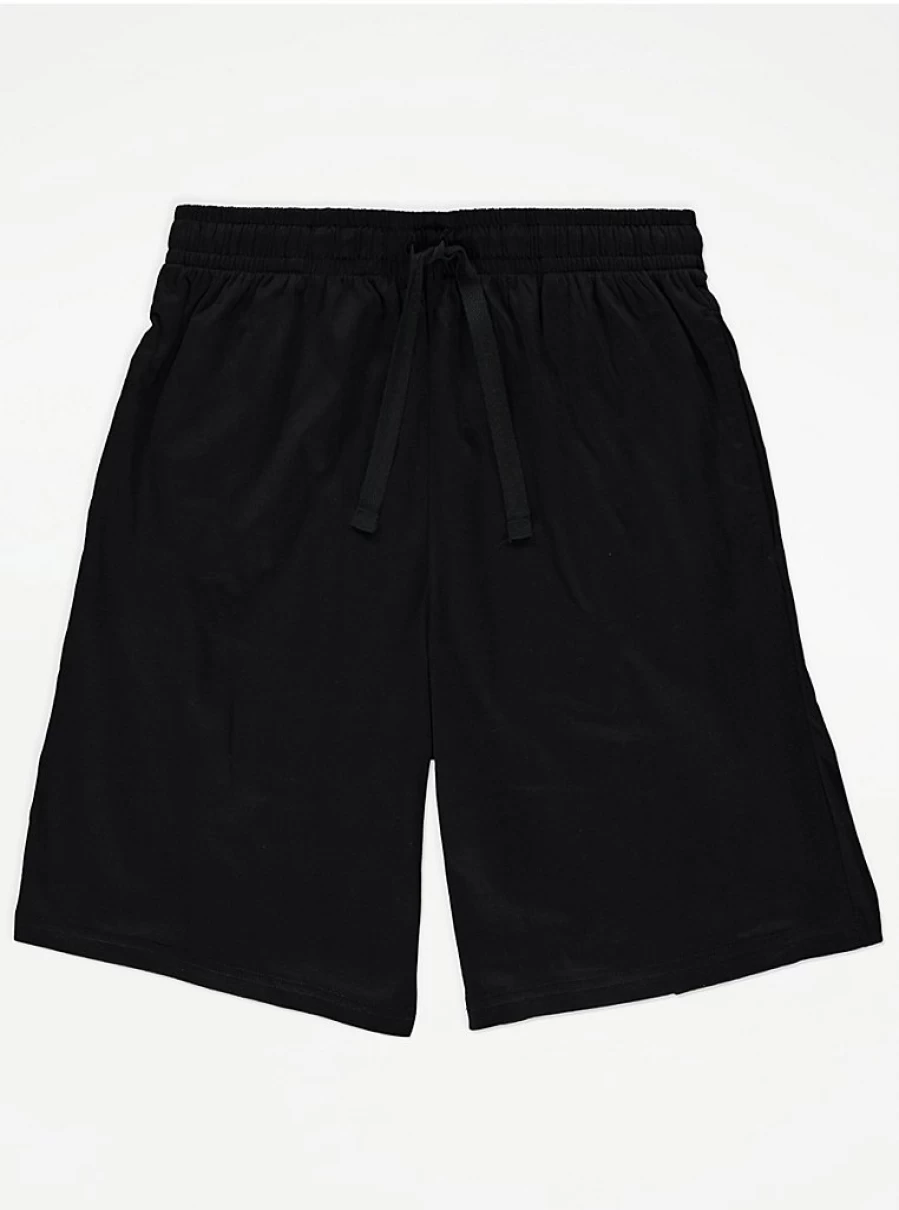 "George at Asda Men's Black Lounge Shorts – Comfort & Style Review"