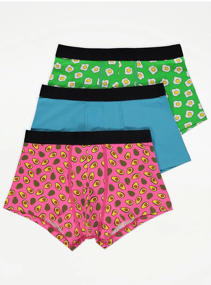 "George at Asda Men's Food Hipster Trunks 3-Pack | Comfortable Underwear Review"