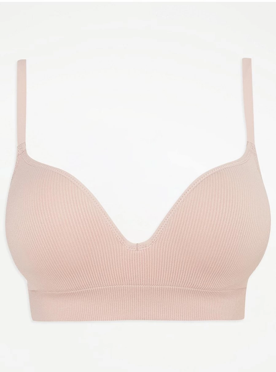 "George at Asda Women's Pink Plunge Bra – 2 Sizes Bigger for Enhanced Fit | Lingerie Reviews"
