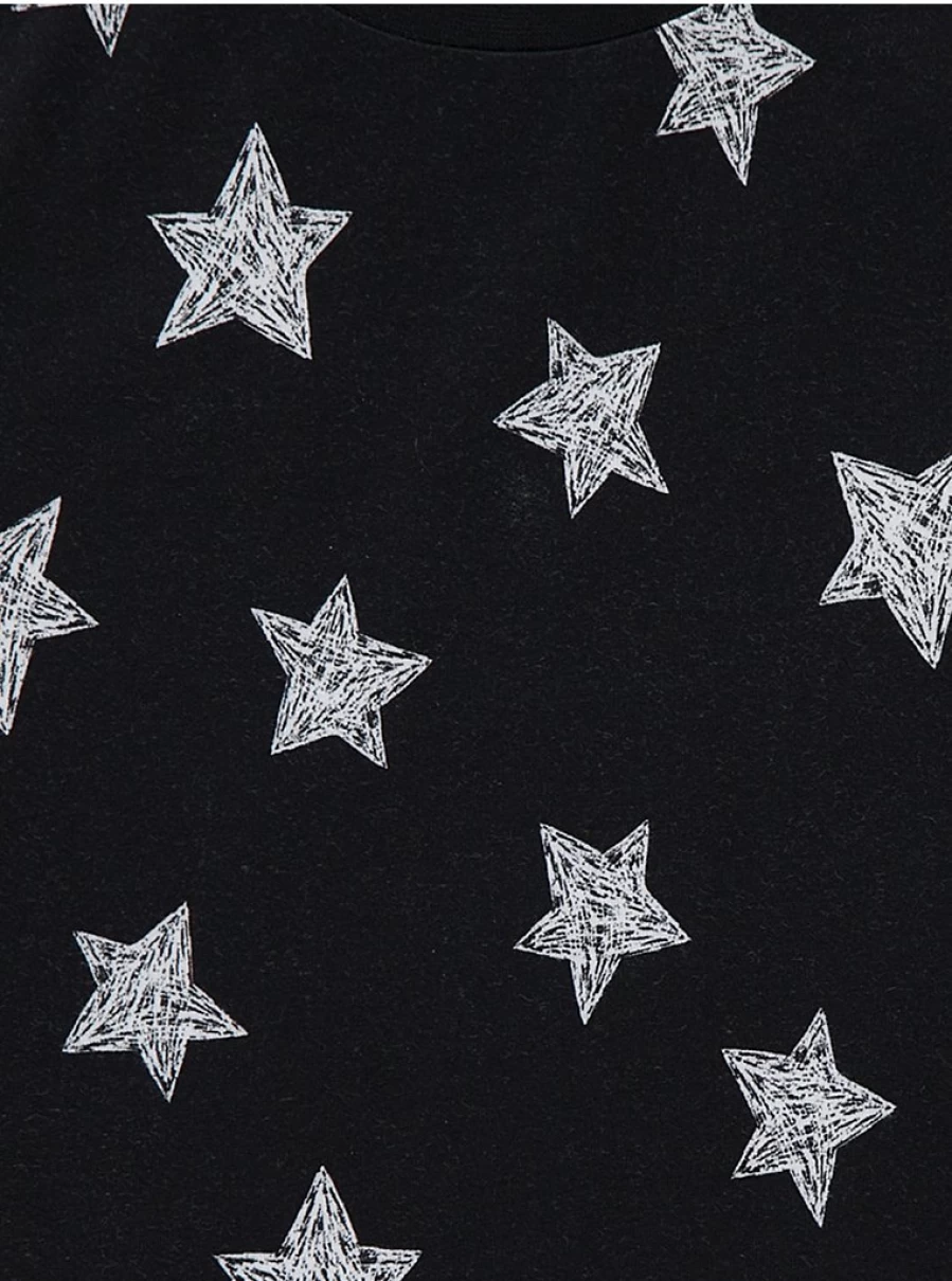 Boys' Black Star and Stripe Long Sleeve Pyjamas 3-Pack | George at Asda