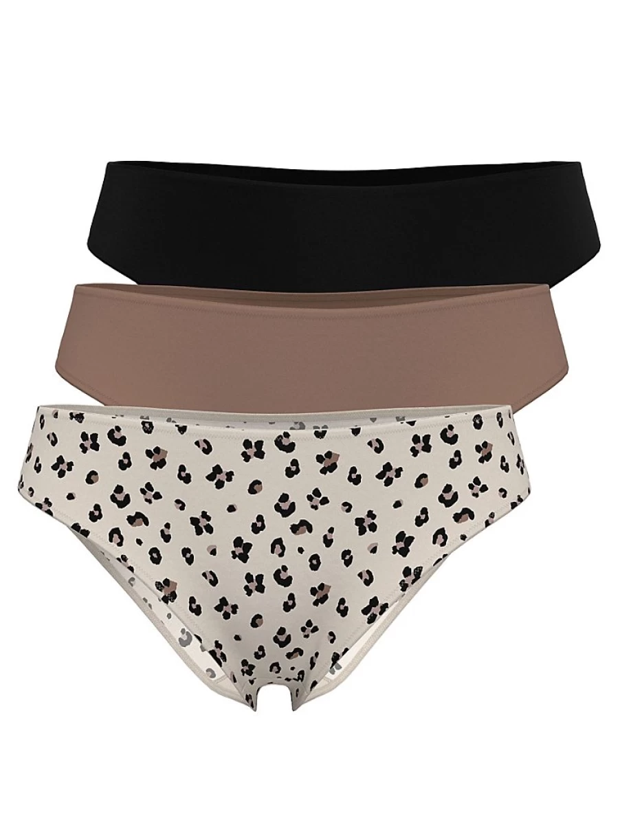 George at Asda Women's Animal Print High Leg Briefs 3-Pack - Comfortable Lingerie Set