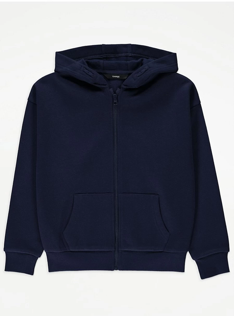 "George at Asda Kids Navy Zip Up Hoodie | Comfortable & Stylish Review"