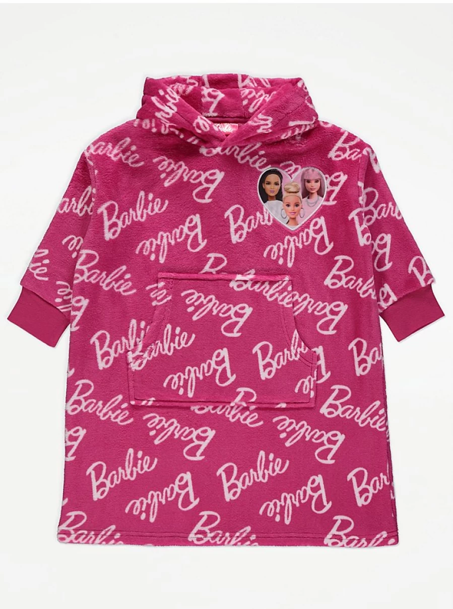 "George at Asda Kids' Barbie Pink Fleece Hoodie – Warm & Snuggle Comfort Review"