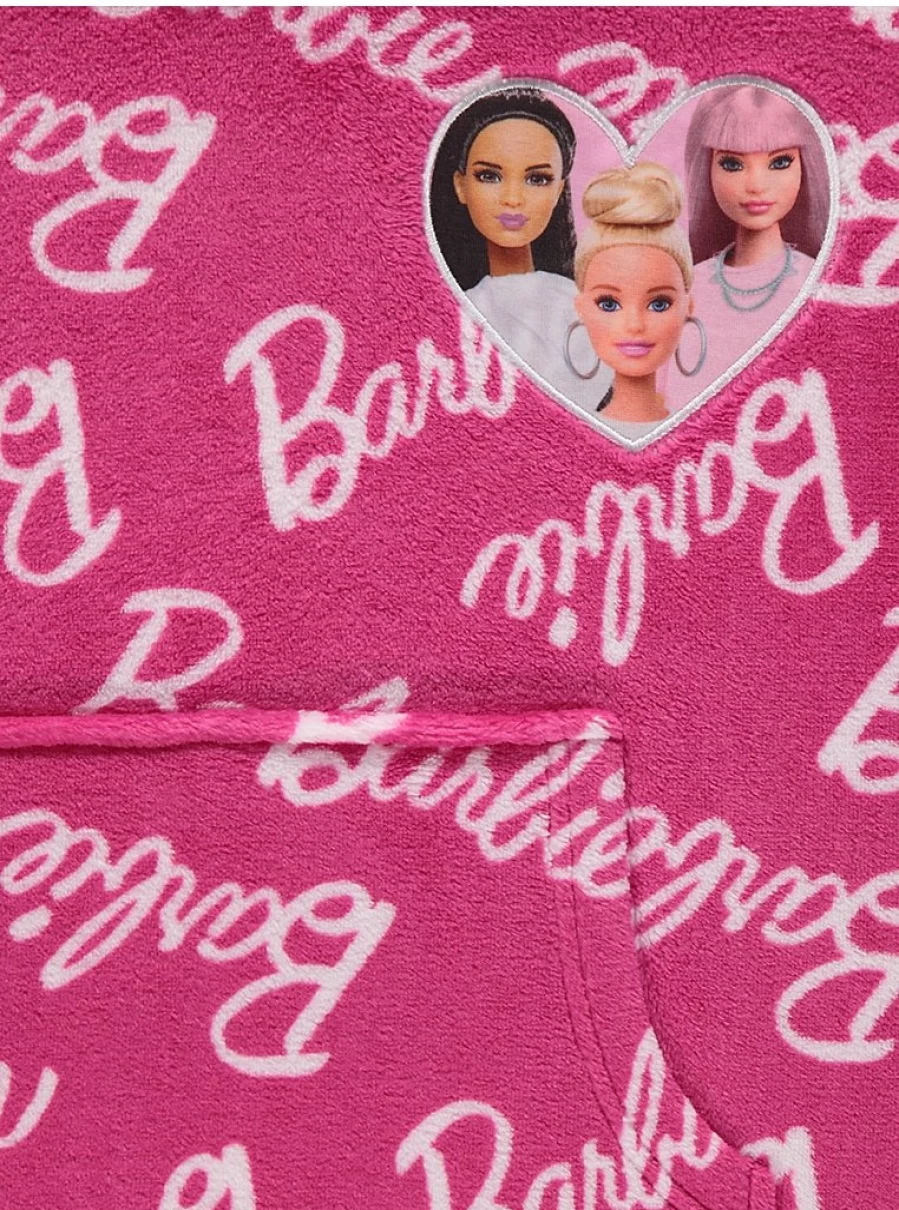 "George at Asda Kids' Barbie Pink Fleece Hoodie – Warm & Snuggle Comfort Review"