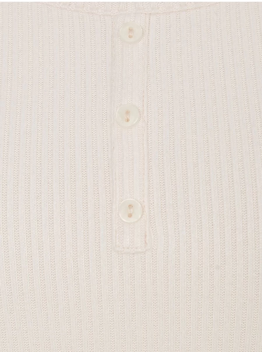 "George at Asda Cream Ribbed Brushed Knit Pyjama Top - Women's Lingerie & Sleepwear Review"