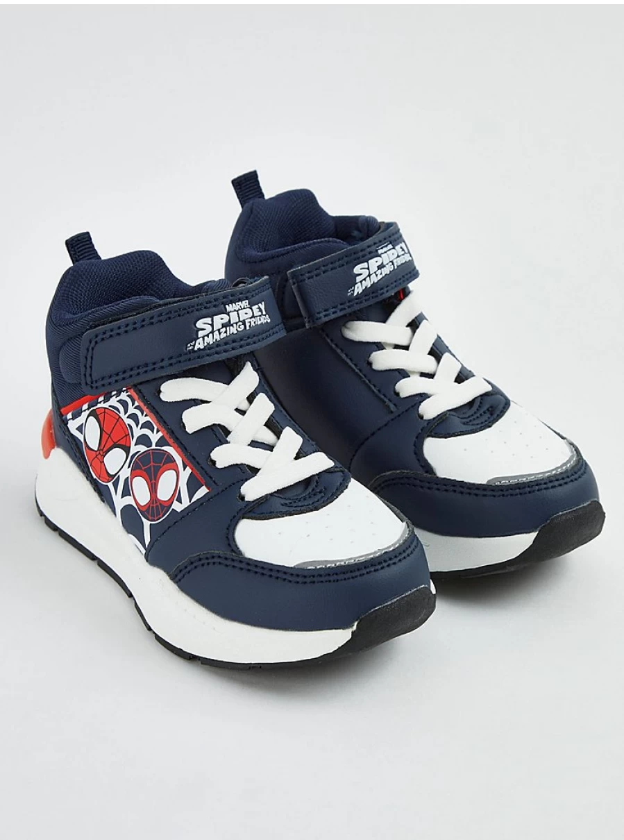 "Marvel Spidey and Friends Light-Up High-Top Sneakers for Boys | George at Asda Kids' Shoes"