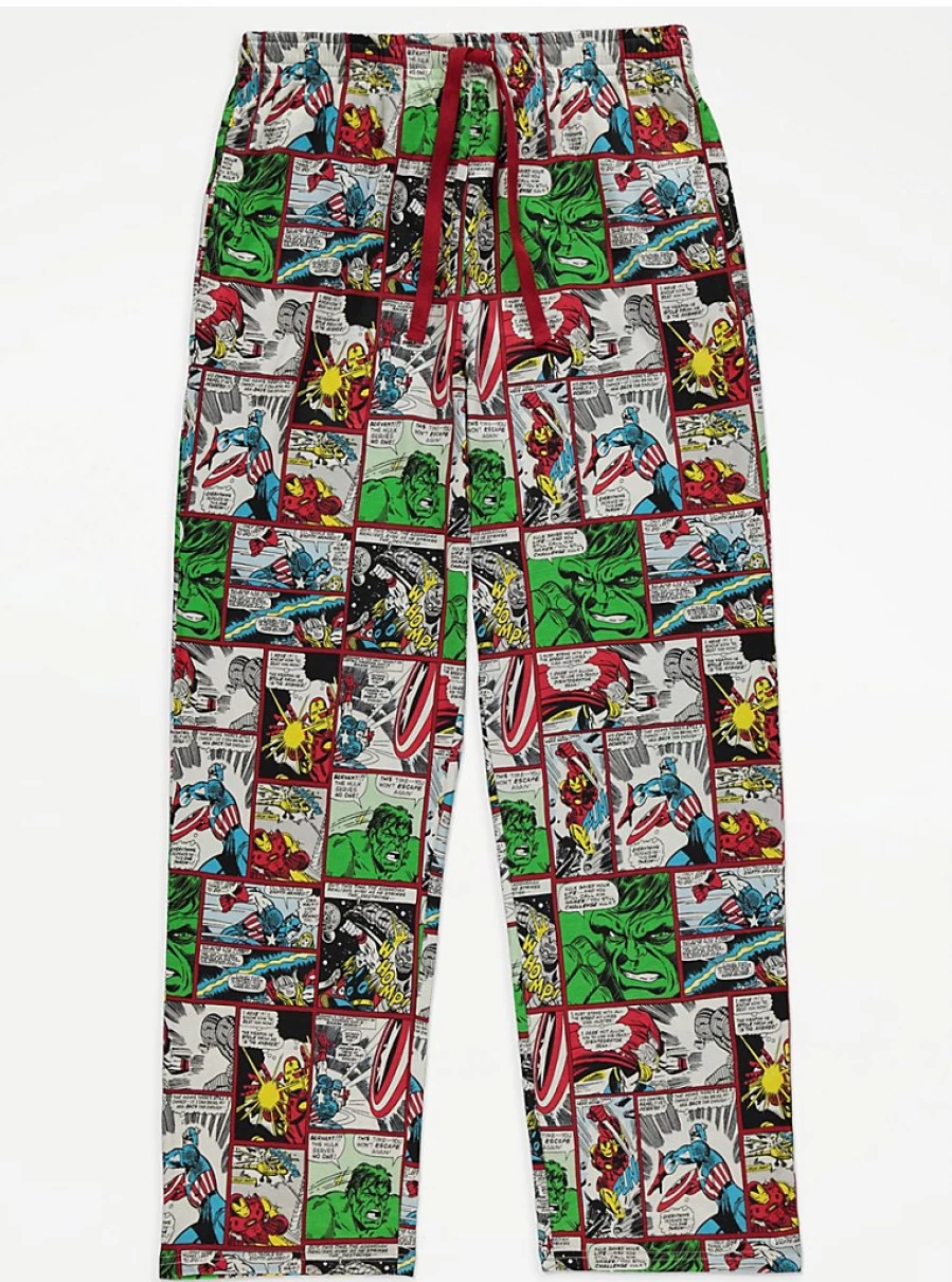 Marvel Comic Strip Men's Lounge Pants | George at Asda | Comfortable & Stylish