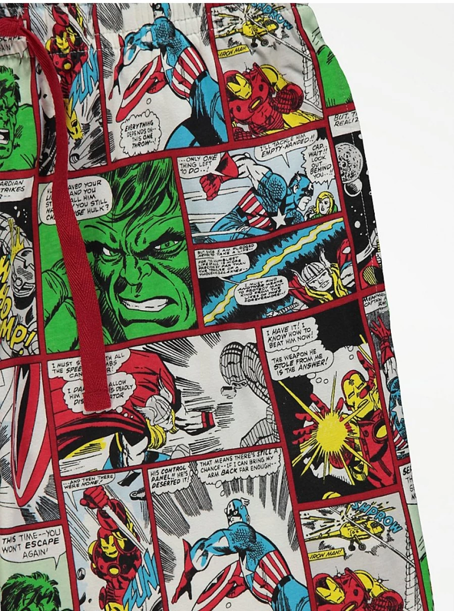Marvel Comic Strip Men's Lounge Pants | George at Asda | Comfortable & Stylish