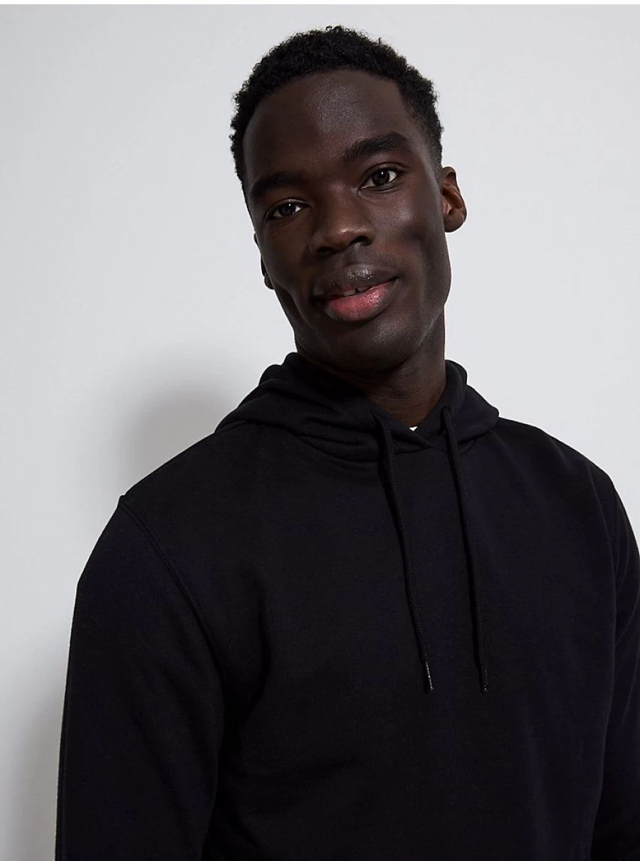 "George at Asda Men's Black Plain Hoodie Review | Comfort & Style"