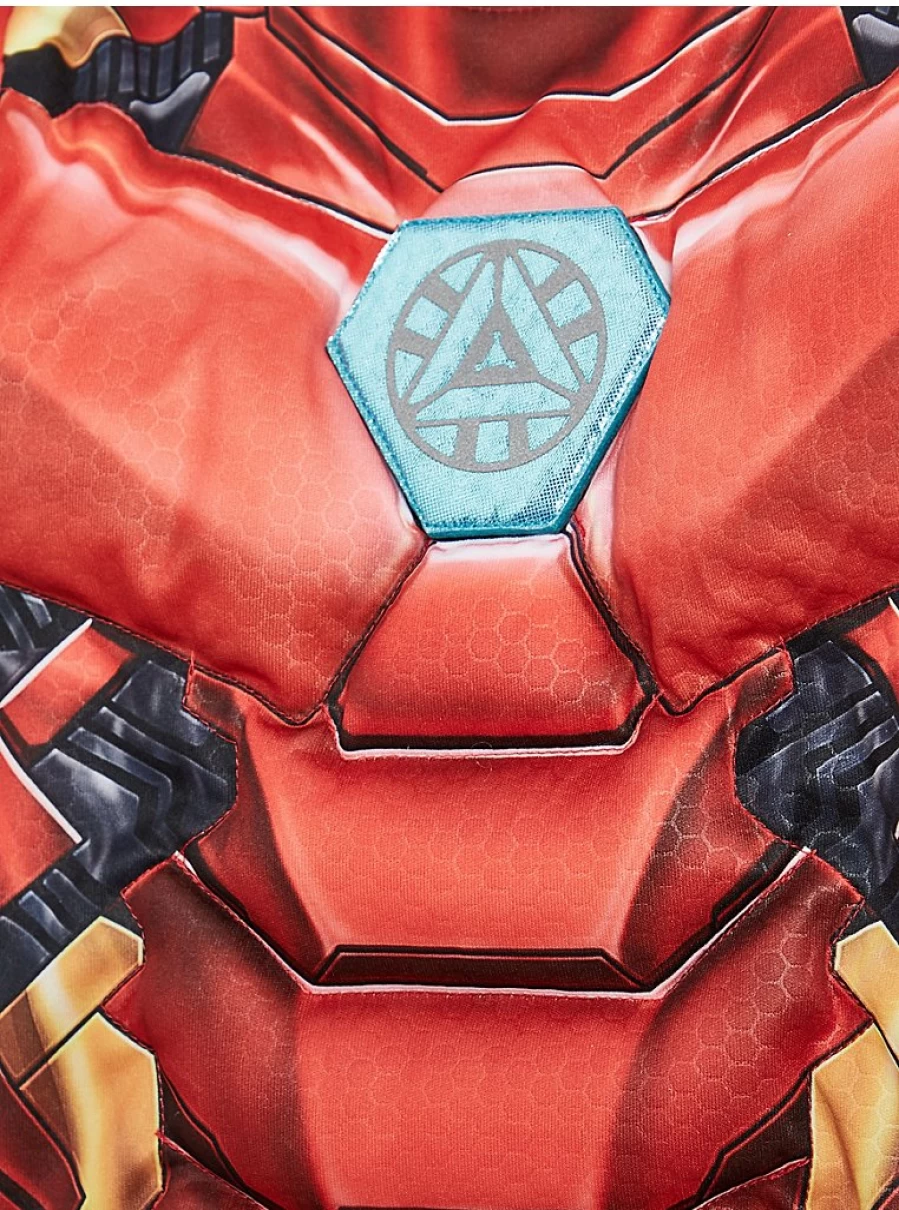 Kids Iron Man Red Superhero Costume - Marvel Fancy Dress by George at Asda