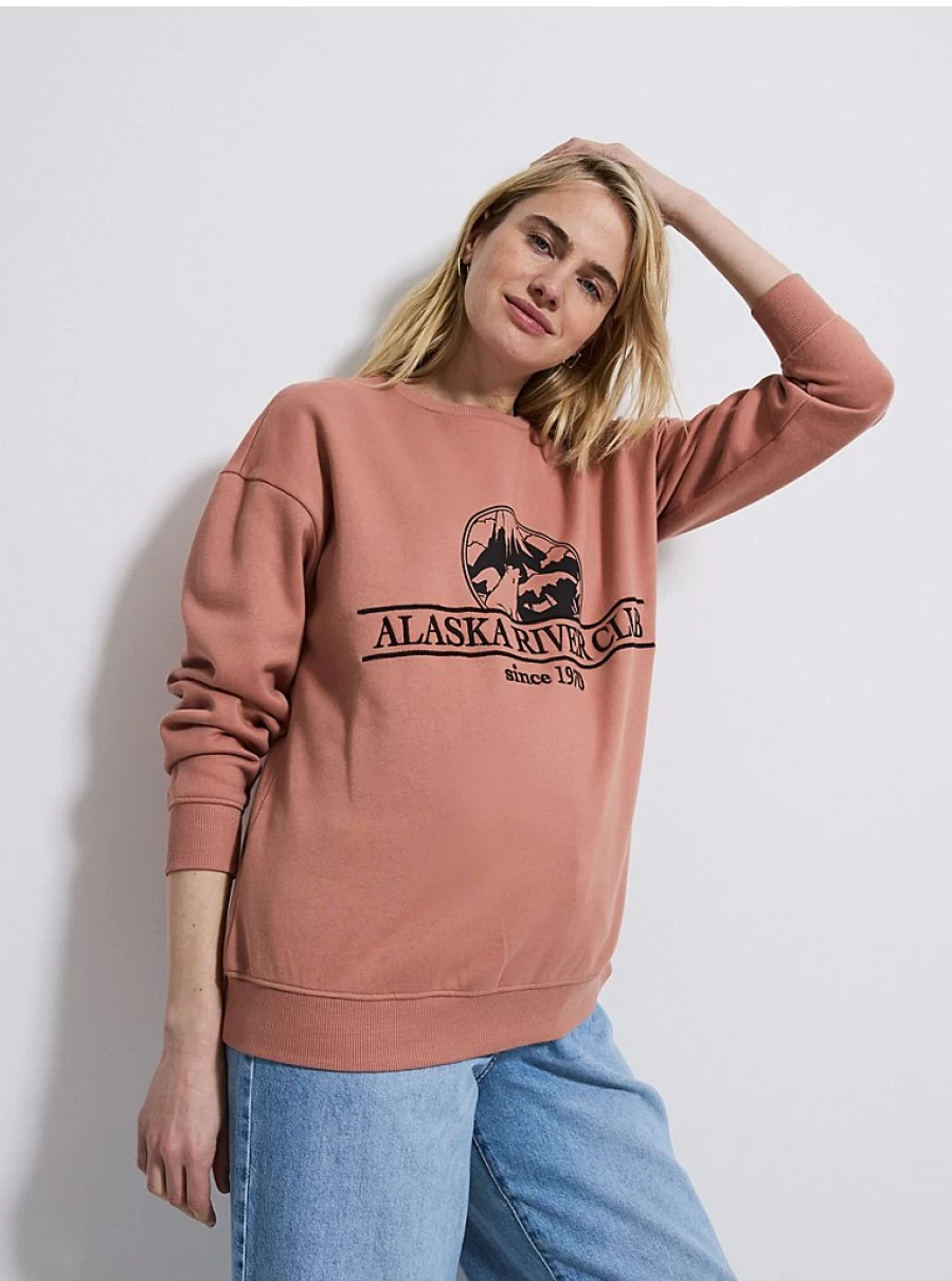 Baby Pink Alaska Sweatshirt | George at Asda | Cozy Maternity Wear