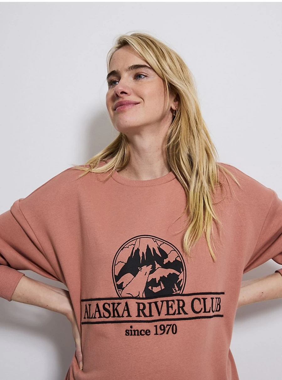 Baby Pink Alaska Sweatshirt | George at Asda | Cozy Maternity Wear