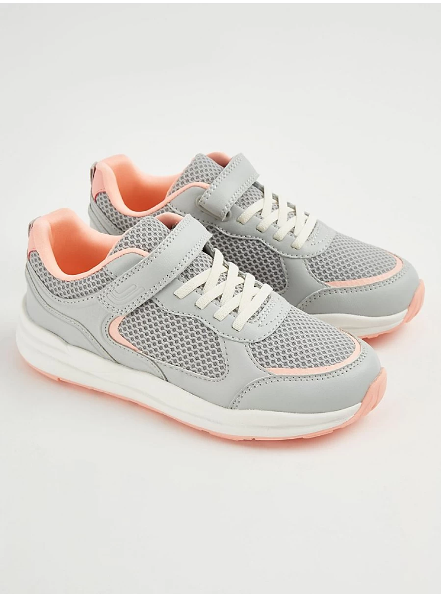 "George at Asda Grey Mesh Single Strap Kids Trainers – Comfortable & Lightweight Sneakers Review"