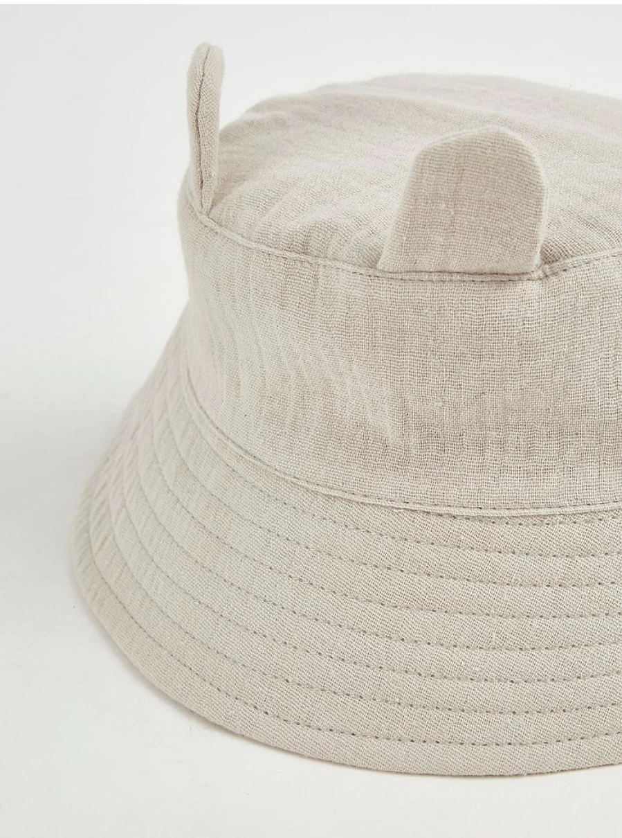 "George at Asda Baby Cheesecloth Bucket Hat 2-Pack – Soft & Breathable Sun Protection"