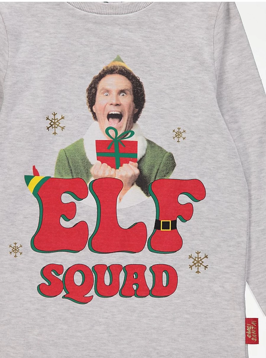 "George at Asda Buddy The Elf Matching Christmas Pyjamas for Boys – Kids Festive Pajamas Set"