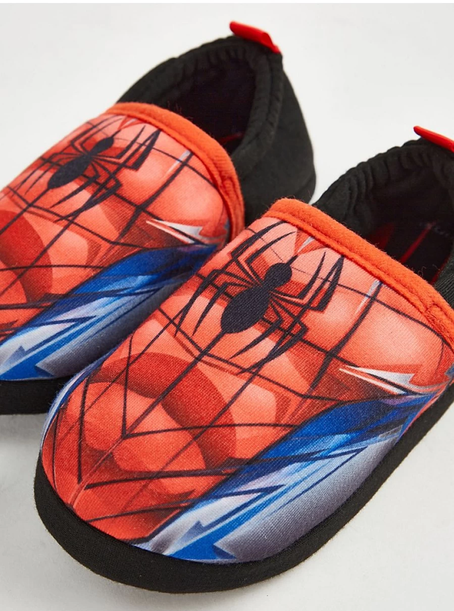 "George at Asda Marvel Spider-Man Boys' Character Slippers | Kids' Superhero House Shoes"