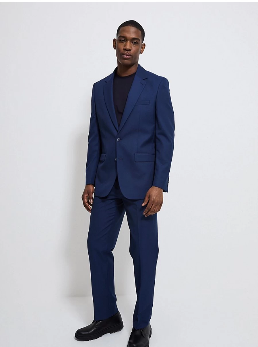 Men's Navy Blue 2-Piece Suit | George at Asda Formal Wear Review