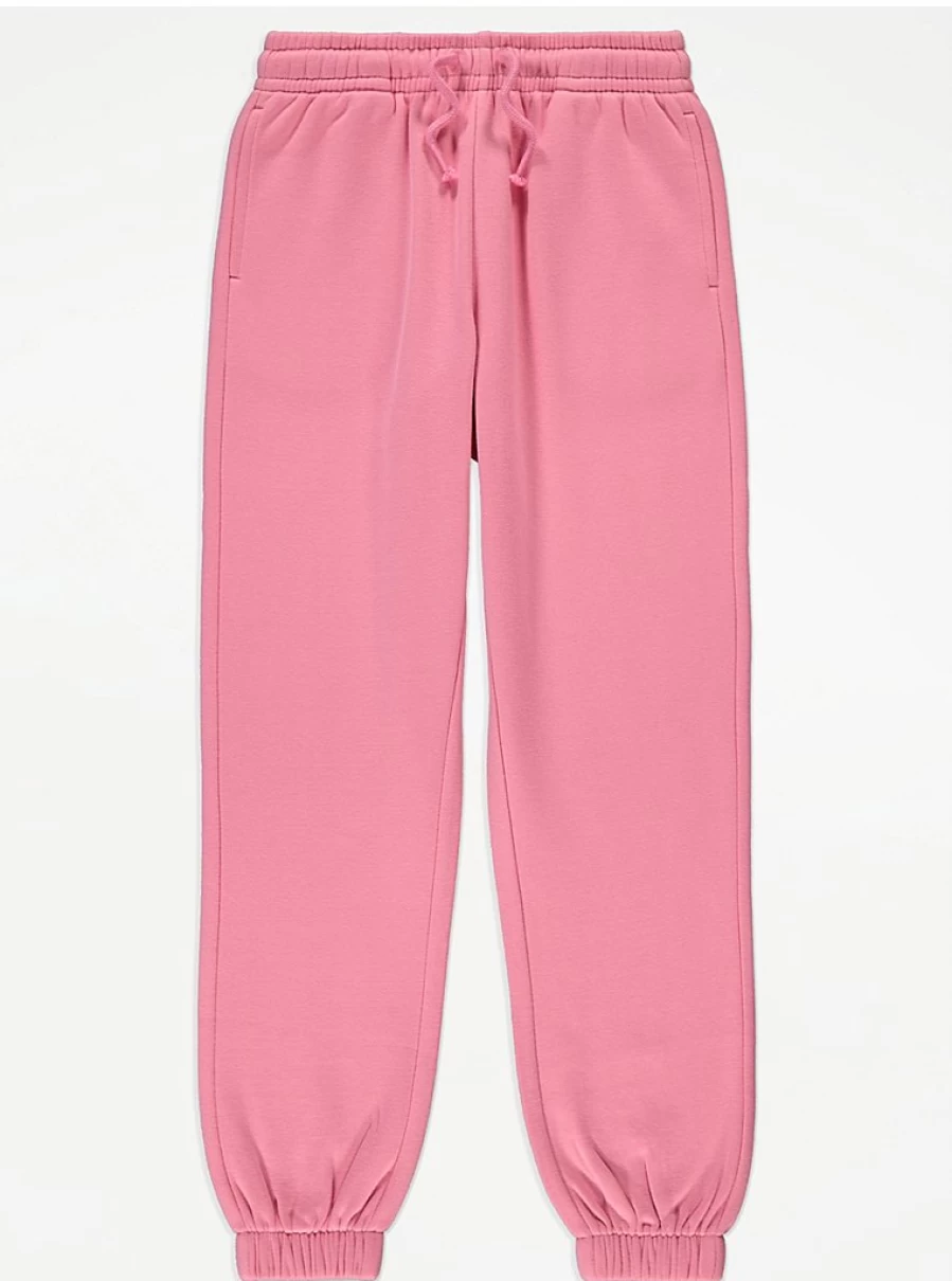 "George at Asda Kids' Pink Fleece-Lined Joggers – Warm & Comfortable Review"