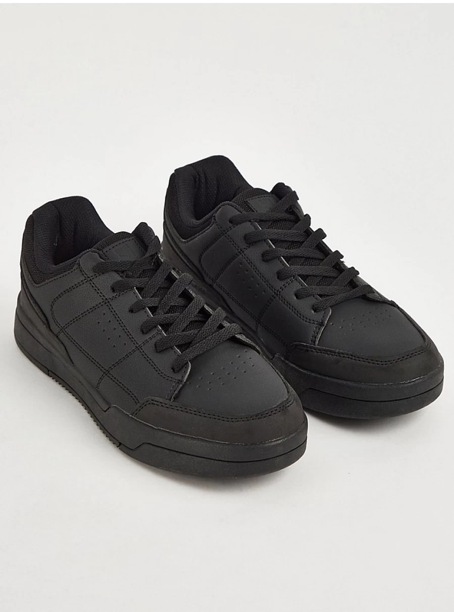 George at Asda Boys' Black Skater Trainers | Lightweight & Comfortable Sneakers