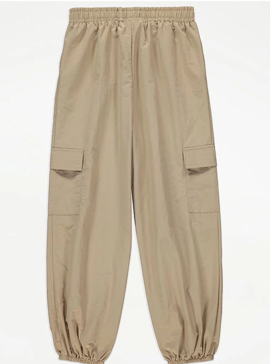 "George at Asda Kids' Stone Parachute Trousers: Comfort & Style Review"