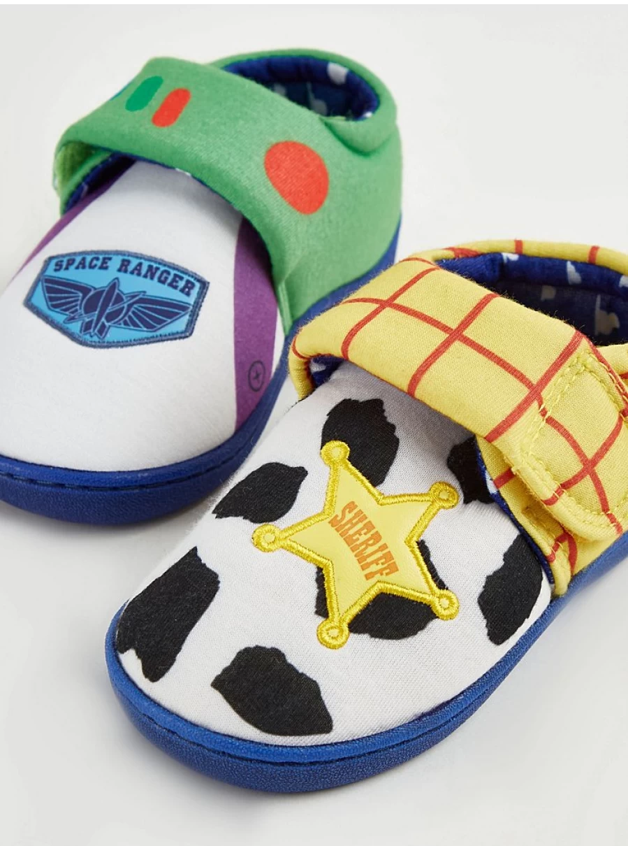 George at Asda Boys' Toy Story Cupsole Slippers | Disney Kids' Slippers for Boys | Comfortable & Lightweight