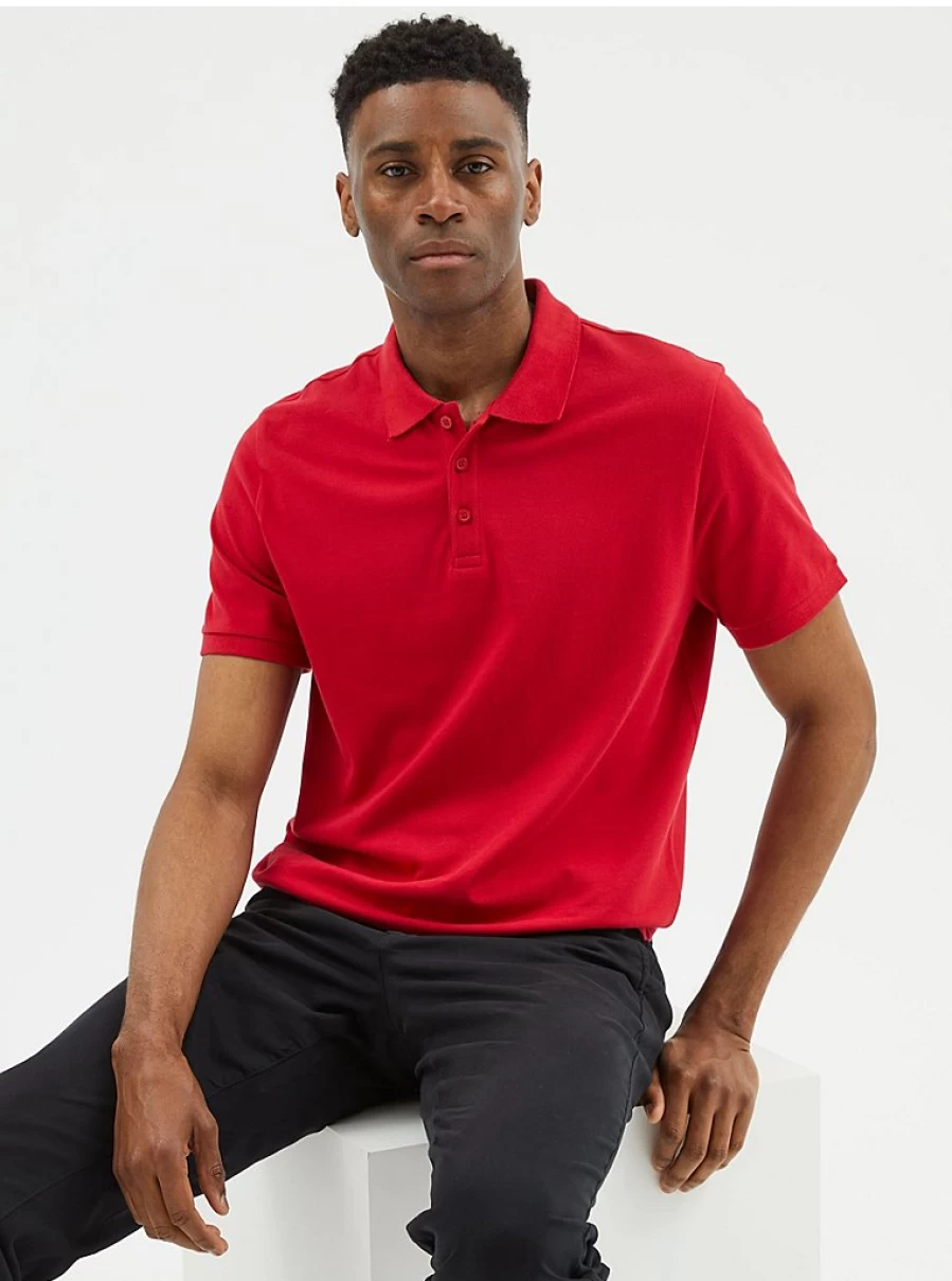 Boys' Red Short Sleeve Polo Shirt | George at Asda | Reviews & Sizing Guide