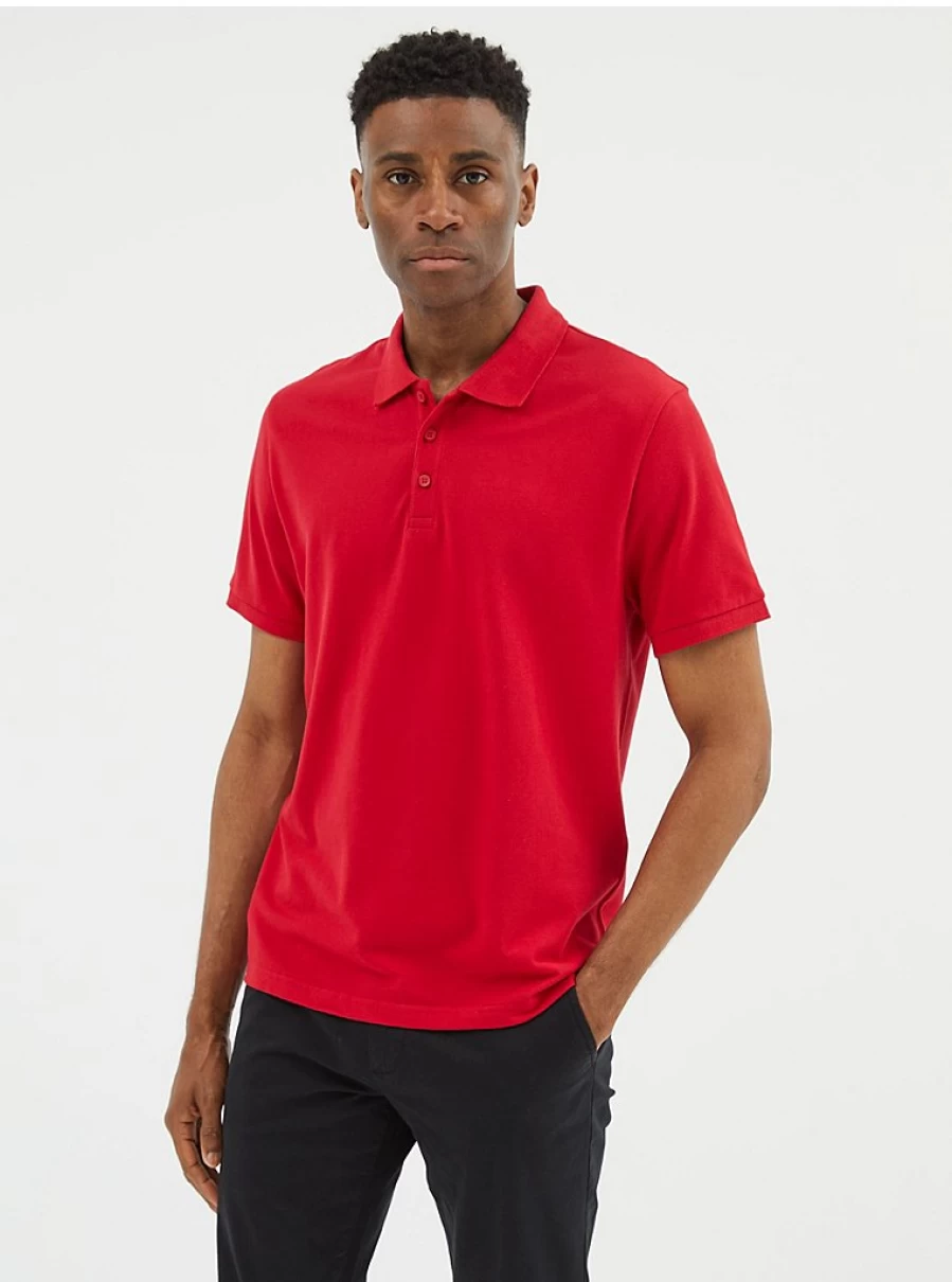 Boys' Red Short Sleeve Polo Shirt | George at Asda | Reviews & Sizing Guide