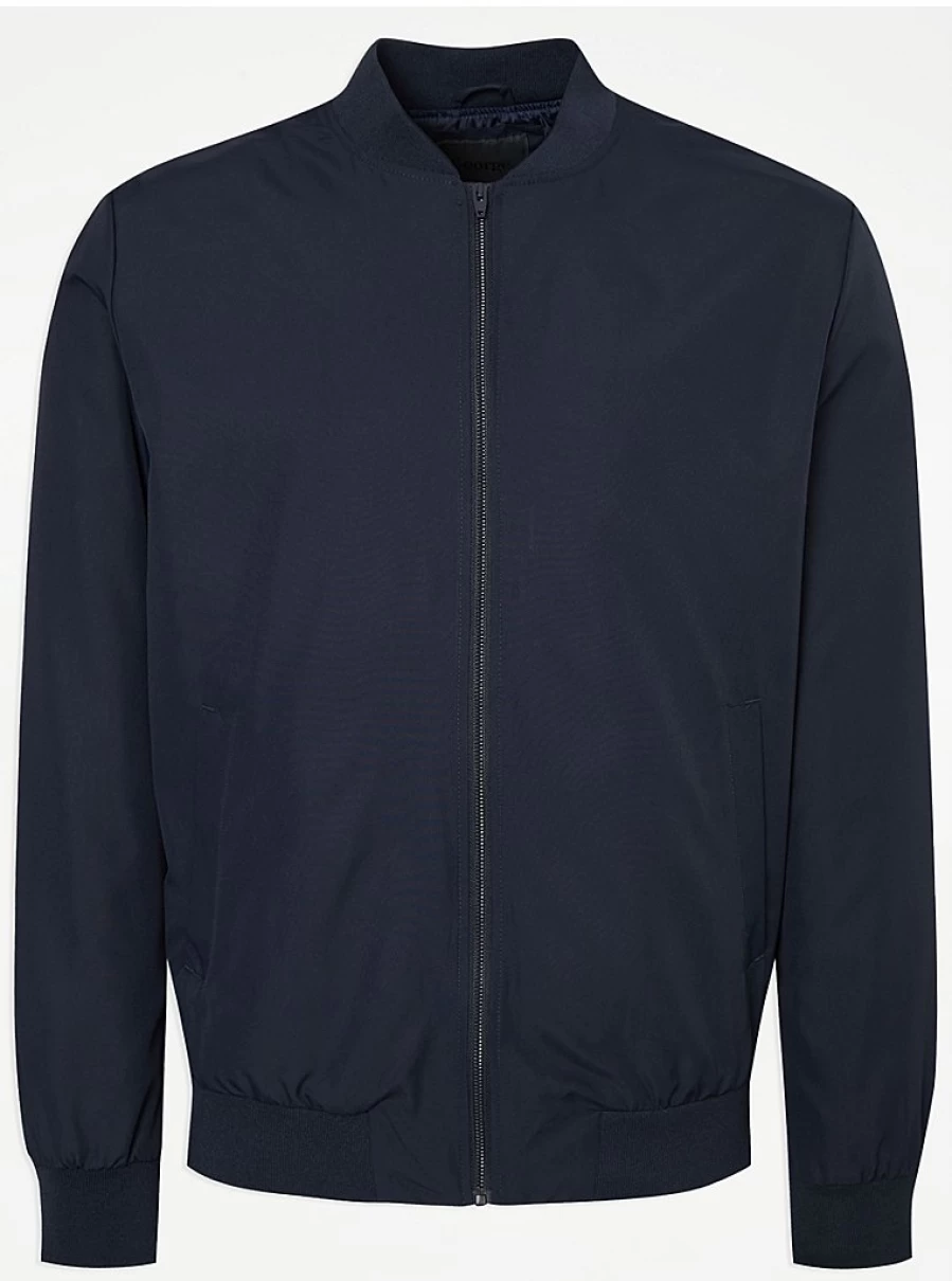 Men's Navy Lightweight Bomber Jacket by George at Asda – Comfort & Style Review