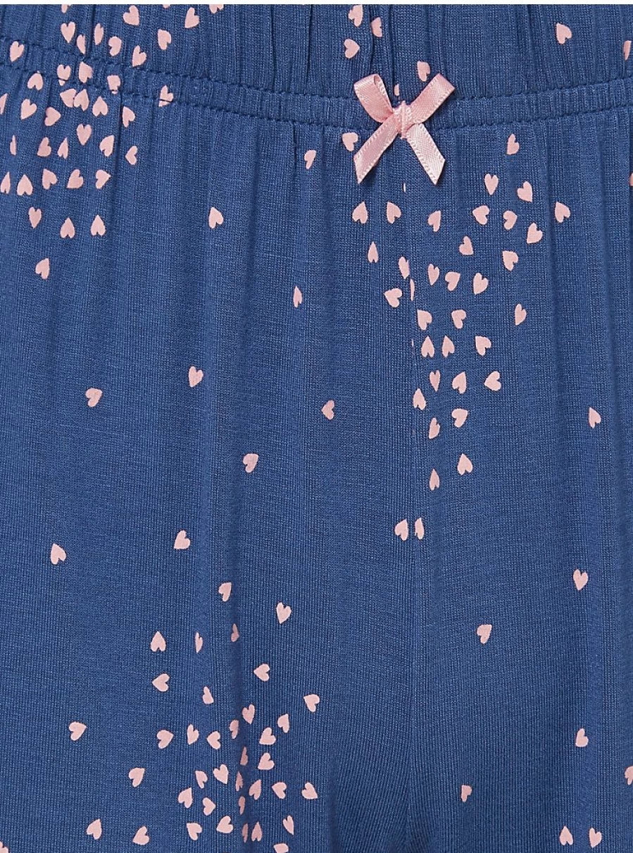 "George at Asda Blue Heart Print Pyjama Bottoms | Women's Sleepwear & Loungewear"